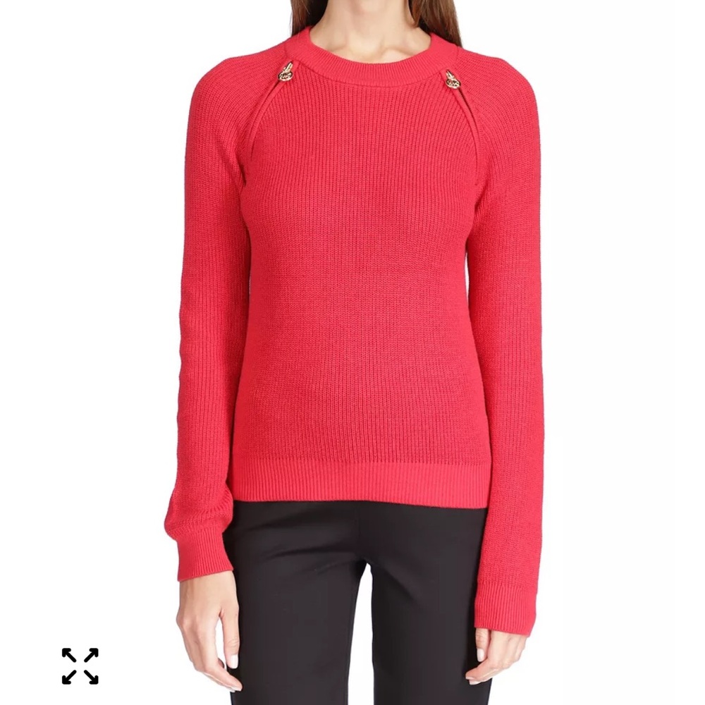 Michael Kors Pink Shaker Knit Sweater